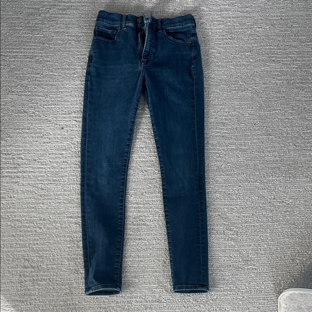 Express Deep Indigo Skinny Jeans